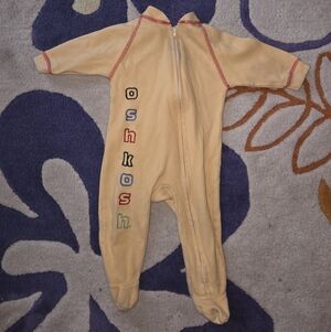 Vintage Made In Canada OshKosh B'gosh Kids One Piece - Tan